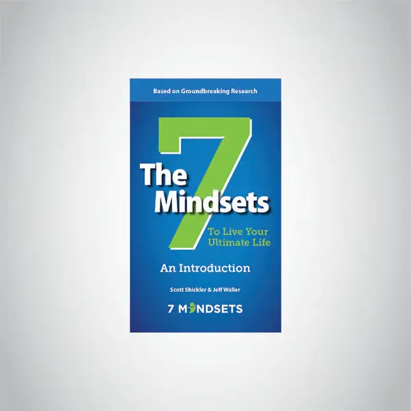 Illustration of the 7 Mindsets for Success represented as steps on a staircase leading upwards