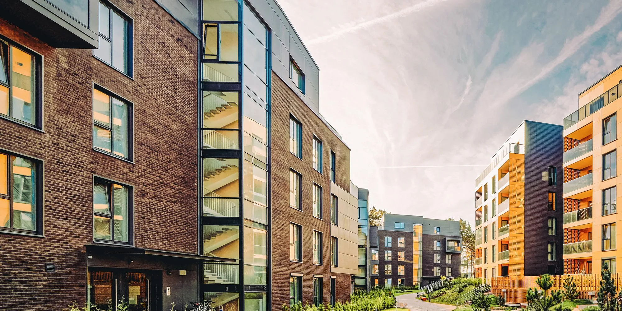 Modern multifamily mindset brochure design example