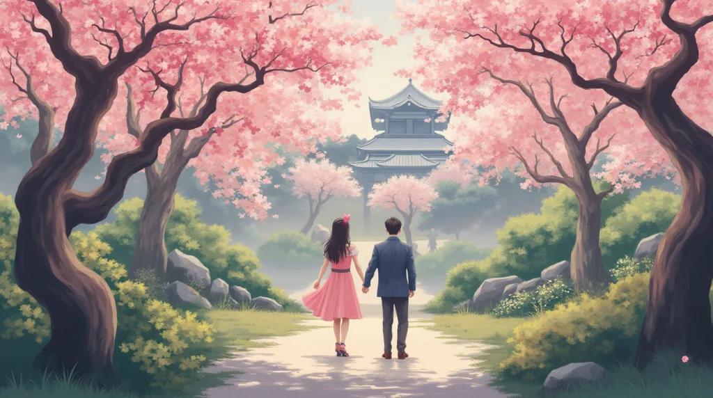 5 Japan Love Story Moments That Will Melt Your Heart A cinematic Japan love story that takes your breath away.